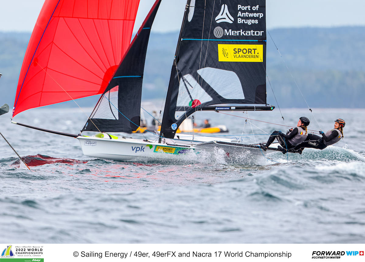 Isaura Maenhaut & Anouk Geurts Op Het WK 49er(FX) & Nacra 17 Te Canada ...